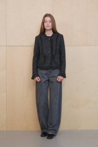 【KUMÉ】 Relaxed Barrel-Leg Denim Pants
