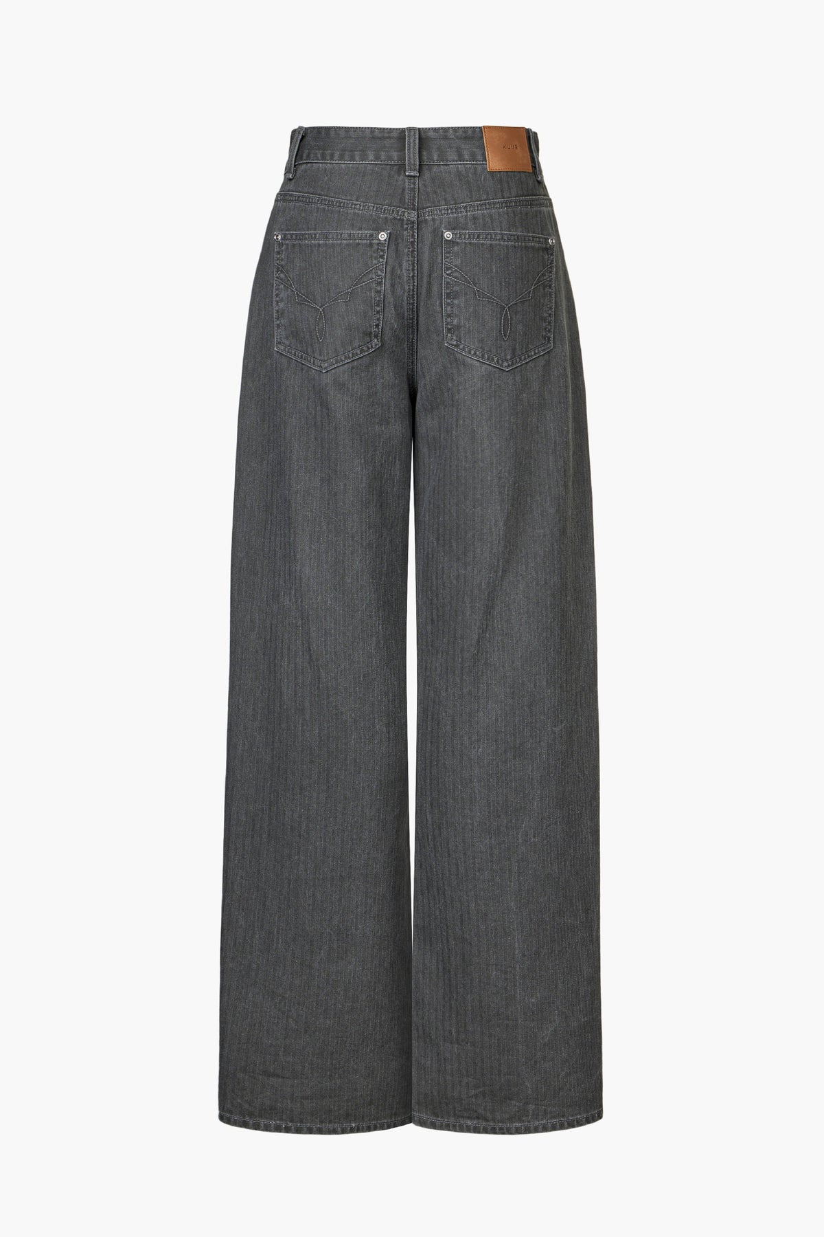 【KUMÉ】 Relaxed Barrel-Leg Denim Pants