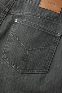 【KUMÉ】 Relaxed Barrel-Leg Denim Pants