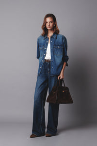 【ELBORN】Momet Suede Tote Bag