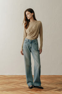 【ELBORN】Aveline shirring Top