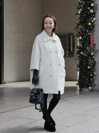 【AMOMMA】TOUCH SCREEN SHEEP LEATHER LONG GLOVES