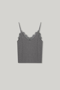 【ELBORN】Lace Wool Knit Cardigan Set-up