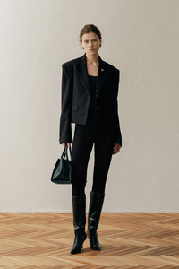 【ELBORN】Petra Crop Wool Jacket