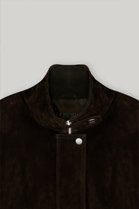【ELBORN】Milly High-neck Suede Jacket