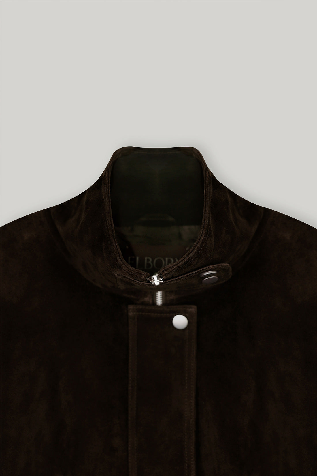 【ELBORN】Milly High-neck Suede Jacket