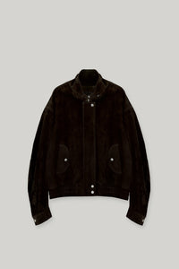 【ELBORN】Milly High-neck Suede Jacket