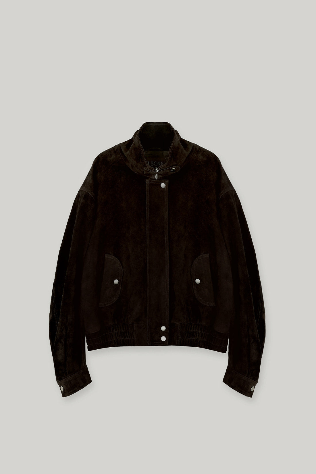 【ELBORN】Milly High-neck Suede Jacket