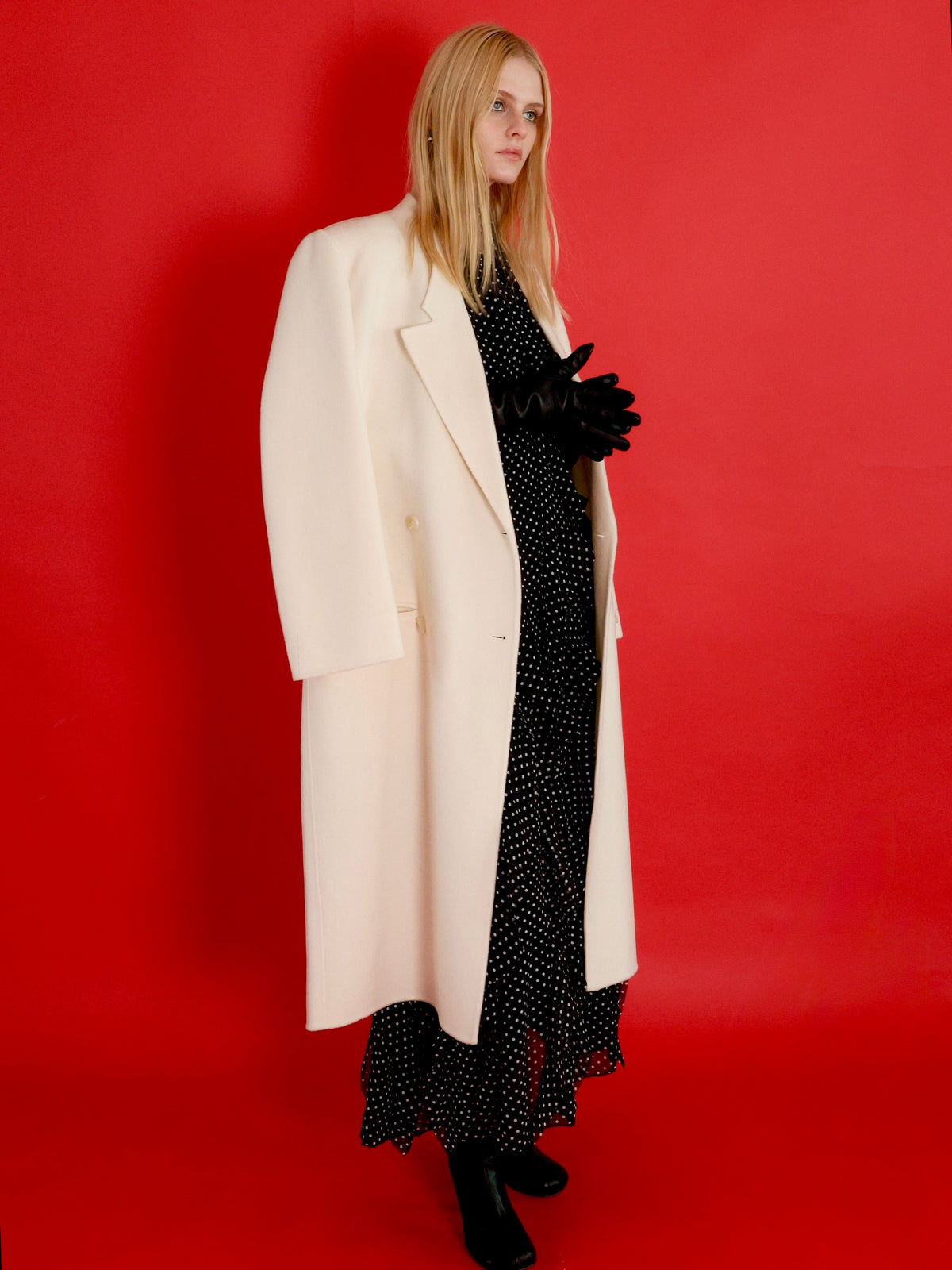 【AMOMMA】CASHMERE PADDED LONG COAT