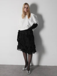 【AMOMMA】PUFF SLEEVE SWEAT - 起毛なし -