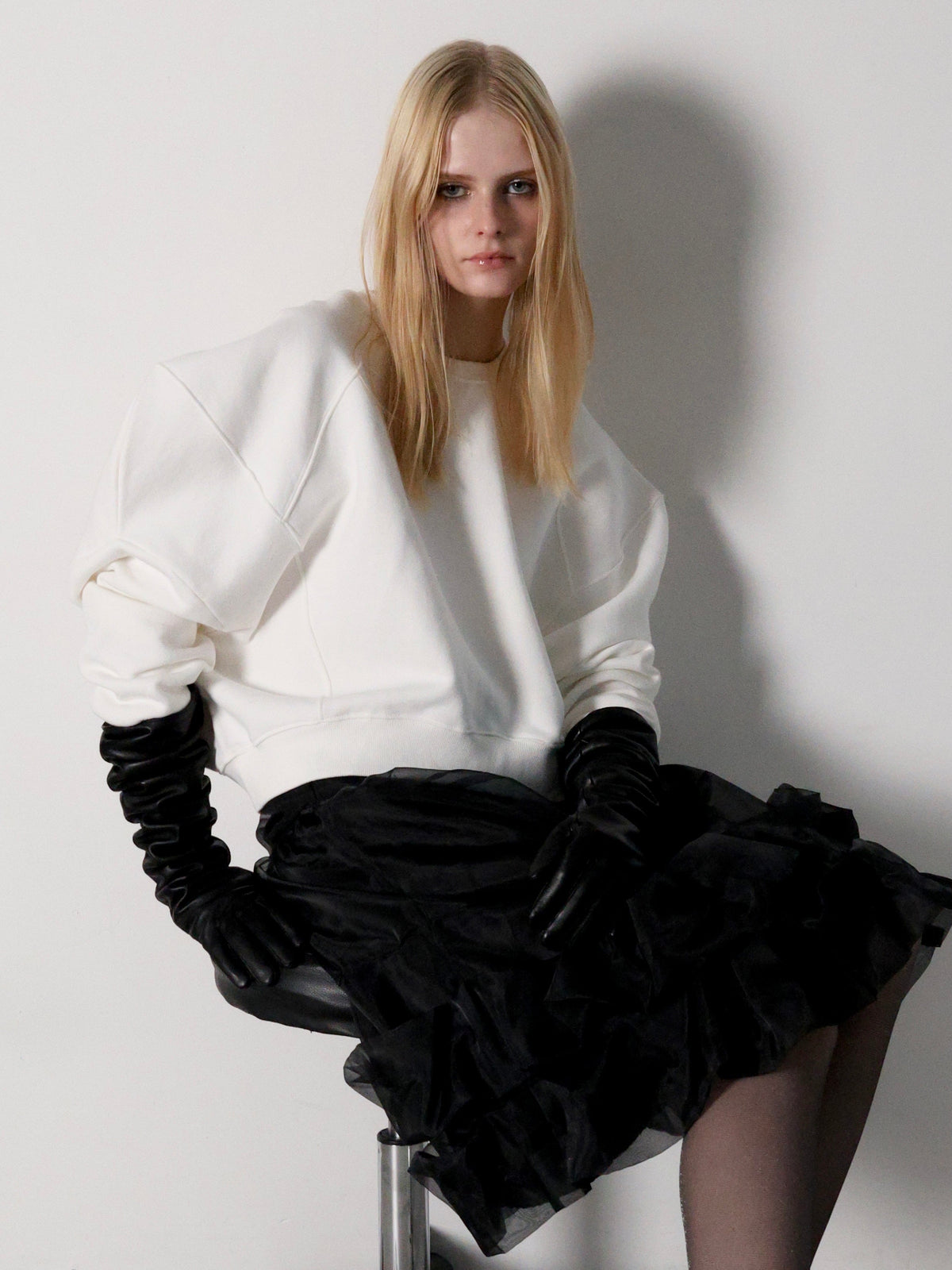 【AMOMMA】PUFF SLEEVE SWEAT - 裏起毛 -