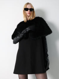 【AMOMMA】TOUCH SCREEN SHEEP LEATHER LONG GLOVES