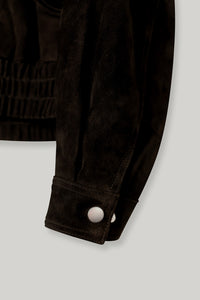 【ELBORN】Milly High-neck Suede Jacket