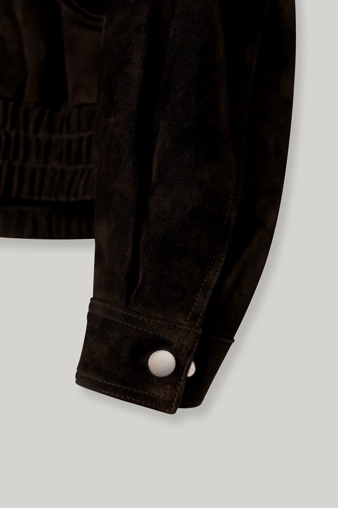 【ELBORN】Milly High-neck Suede Jacket